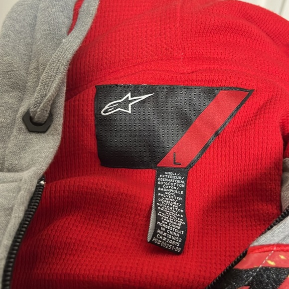 Alpinestars Men’s Passive Zip Fleece Size Large NWT - Picture 7 of 7